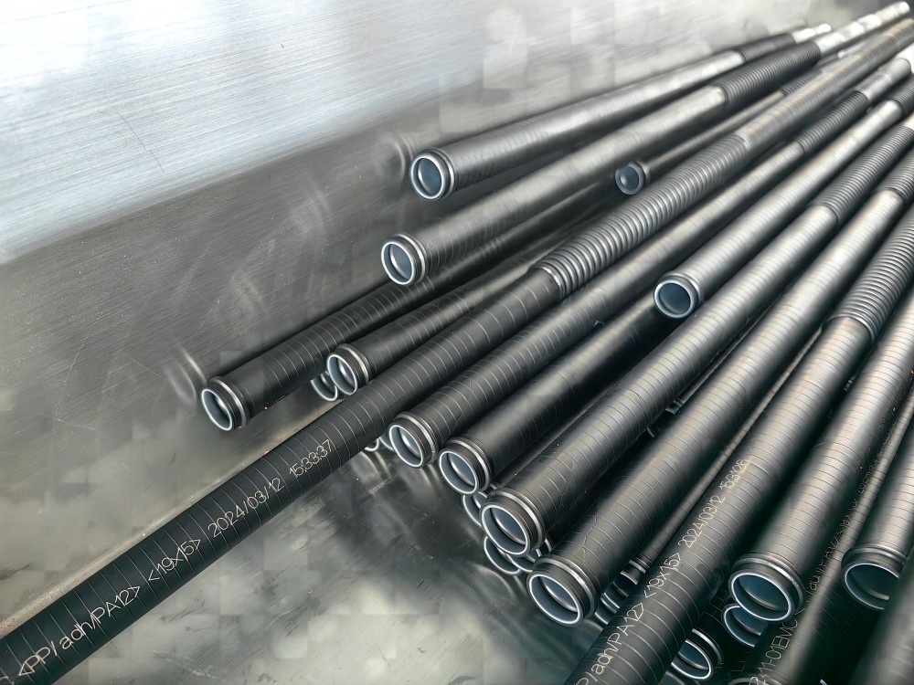 three-layer PA pipe extrusion-5